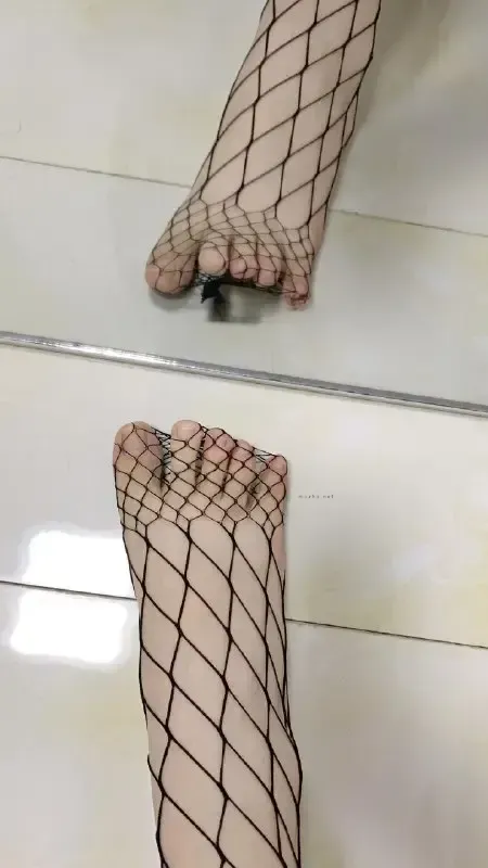 咩咩阿银 – 性感渔网【17P】